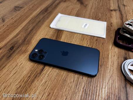 Okazja!  Iphone 12 Pro -  Pacific Blue!  256 GB!  Super Stan!  Bat 100