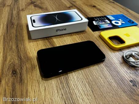 Okazja!  Iphone 14 Pro Space Black!  Super Stan!  Gwarancja!  Bat 100