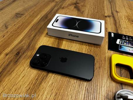 Okazja!  Iphone 14 Pro Space Black!  Super Stan!  Gwarancja!  Bat 100