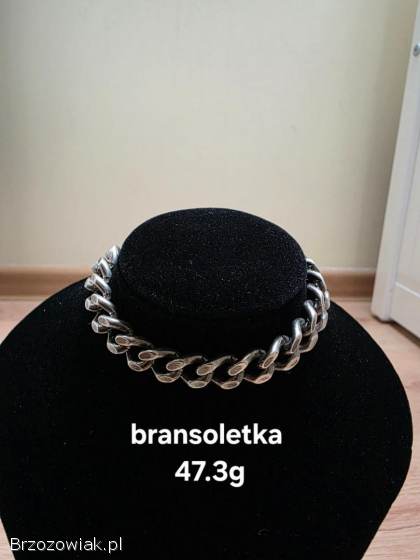 Kolekcja biżuterii srebrnej damska I męska wyprzedaż