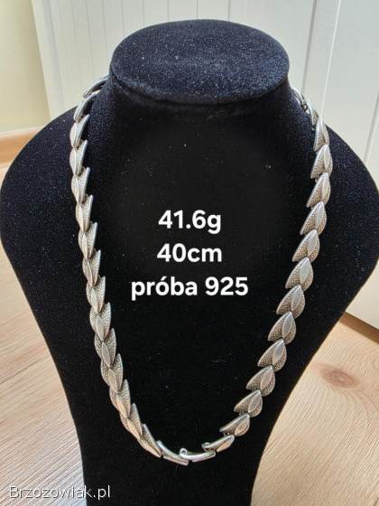 Kolekcja biżuterii srebrnej damska I męska wyprzedaż