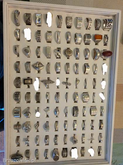 Kolekcja biżuterii srebrnej damska I męska wyprzedaż