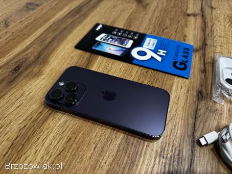 Okazja!  Iphone 14 Pro -  Deep Purple!  Super Stan!  Kondycja Bat 100!