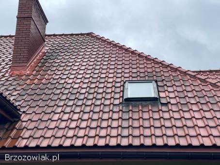 Mycie dachów,  elewacji,  paneli fotowoltaicznych,  okien i kostki brukowej.