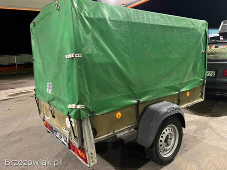 Przyczepka samochodowa lekka 600kg Westfalia na wahaczu