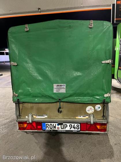 Przyczepka samochodowa lekka 600kg Westfalia na wahaczu