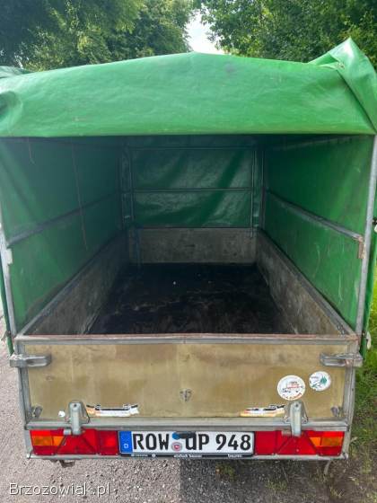 Przyczepka samochodowa lekka 600kg Westfalia na wahaczu