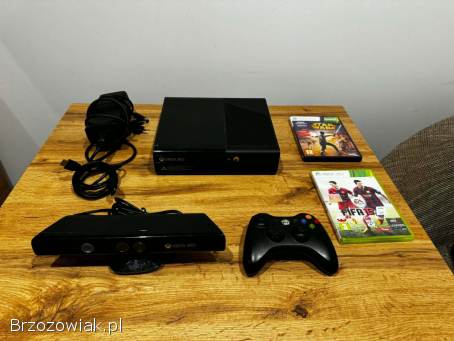 Okazja!  Xbox 360 Elite 500GB + pad,  kinect i gry!  Gwarancja!
