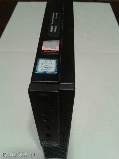 Mały energooszczędny komputer DELL Optiplex 3060 Micro Intel i3/i5 -  ósmej gen.