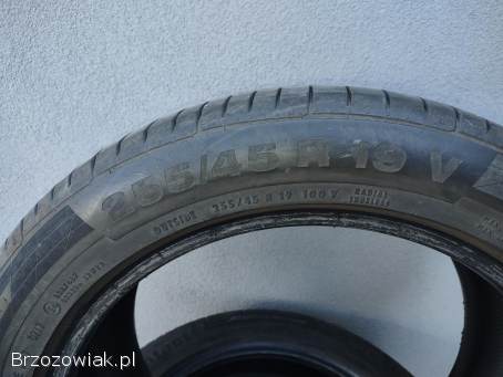 Opony letnie Continental 255/45/19