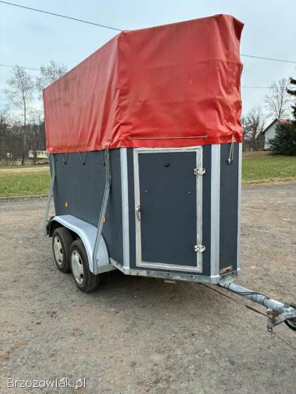 Przyczepa do przewozu zwierząt konna DMC1300kg