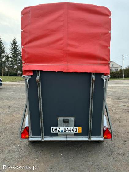 Przyczepa do przewozu zwierząt konna DMC1300kg