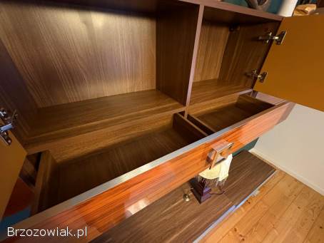 Meblościanka RTV komody jak nowa PRL retro