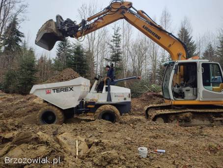 Usługi ziemne koparka 5t / 12t / 24t