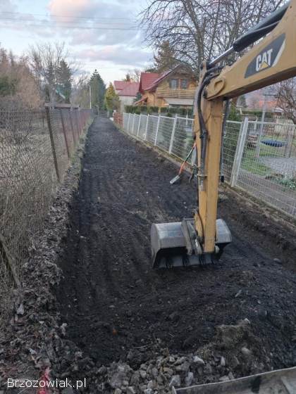 Usługi ziemne koparka 5t / 12t / 24t