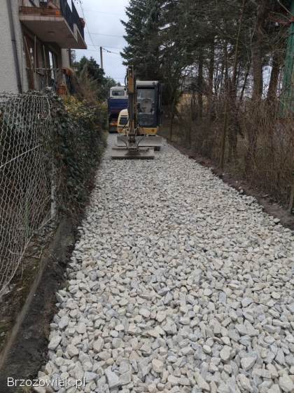 Usługi ziemne koparka 5t / 12t / 24t