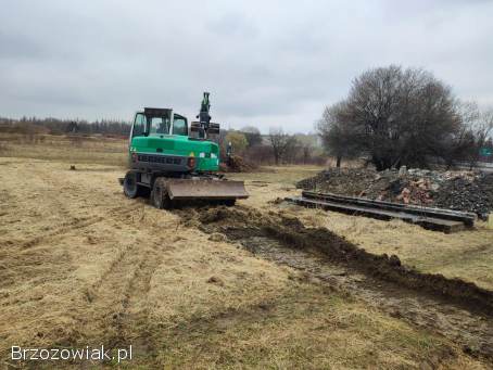 Usługi ziemne koparka 5t / 12t / 24t