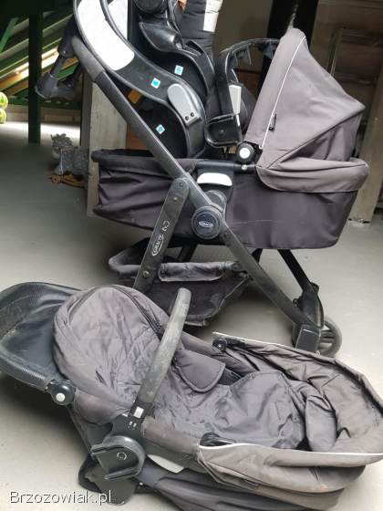 Wózek spacerowka fotelik Graco 4w1