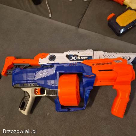 Zestaw Nerf,  xshot,  super shaker na wodę