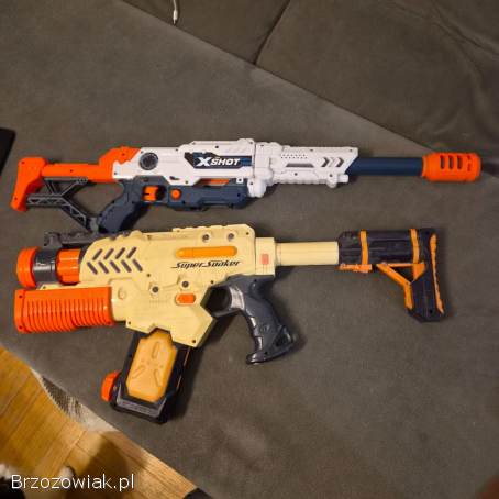 Zestaw Nerf,  xshot,  super shaker na wodę
