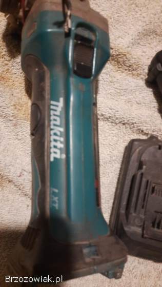 Szlifierka Makita plus 3 baterie (2 nowe)