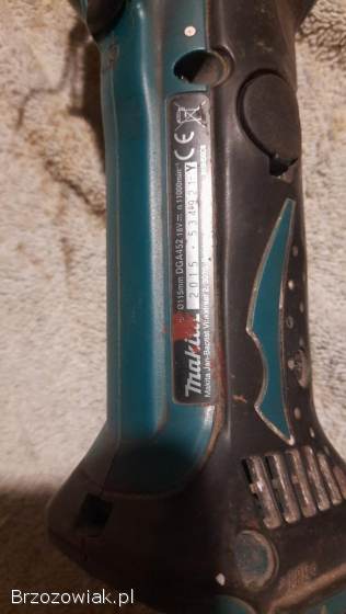 Szlifierka Makita plus 3 baterie (2 nowe)