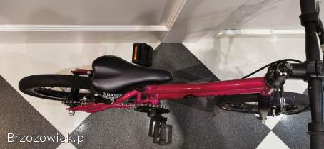Lekki rower rowerek 5,  5 kg KUbikes 14 super do nauki kolor różowy