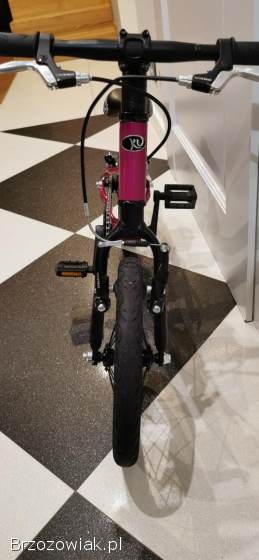 Lekki rower rowerek 5,  5 kg KUbikes 14 super do nauki kolor różowy
