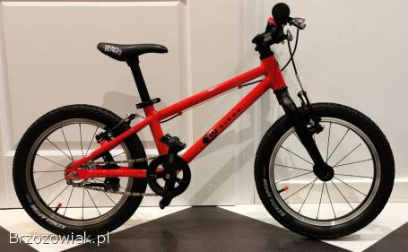 Lekki rower rowerek 6,  7 kg KUbikes 16L automat 2 biegi super do nauki -  czerwony