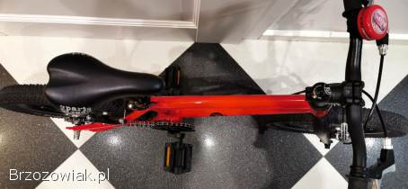 Lekki rower rowerek 6,  7 kg KUbikes 16L automat 2 biegi super do nauki -  czerwony