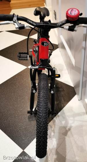 Lekki rower rowerek 6,  7 kg KUbikes 16L automat 2 biegi super do nauki -  czerwony
