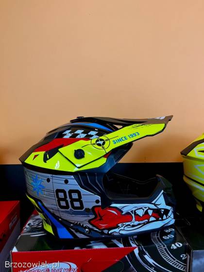 Kask cross / hulajnoga / quad / rower / Z Certyfikatem UE / Różne rozmiary