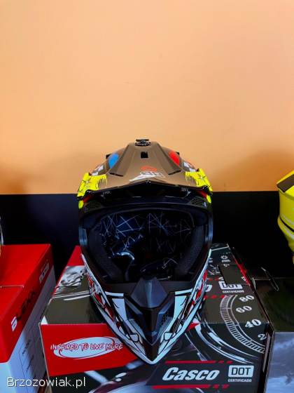Kask cross / hulajnoga / quad / rower / Z Certyfikatem UE / Różne rozmiary