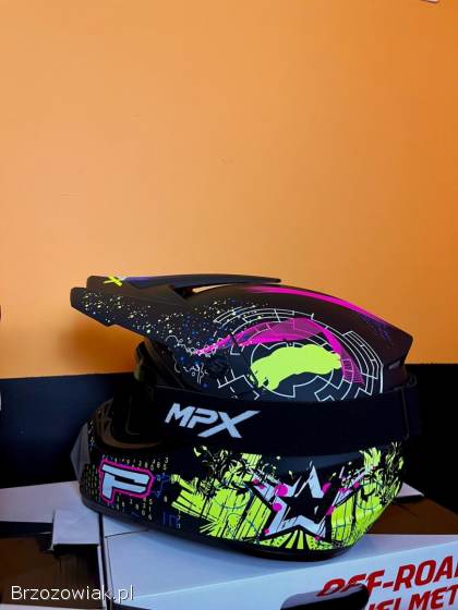 Kask cross / hulajnoga / quad / rower / Z Certyfikatem UE / Różne rozmiary