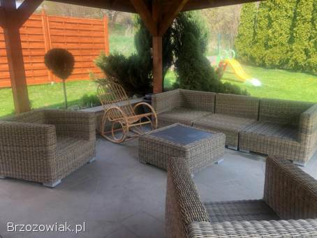 Meble ogrodowe STRATFORD 3+1+1+stolik