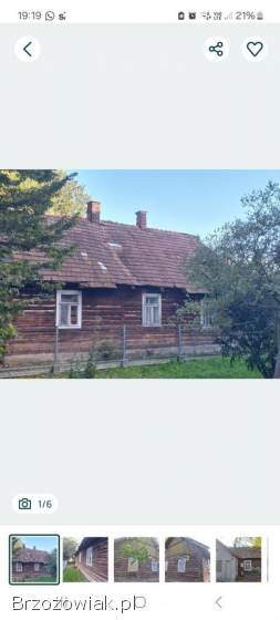 Dom drewniany do rozbiórki. . .  śmieszna cena