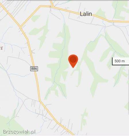 Działka rolna Lalin 1 ha gmina Sanok