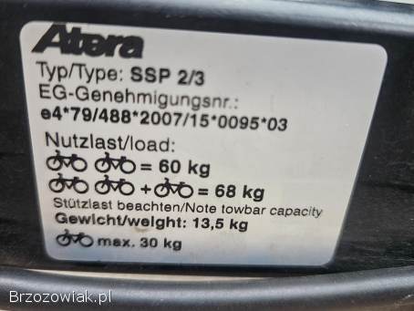 Bagażnik na rowery Atera