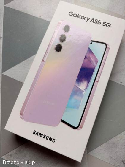Samsung A55 5G różowy idealny