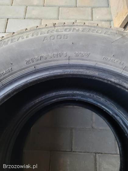 Sprzedam opony 215/60 R16