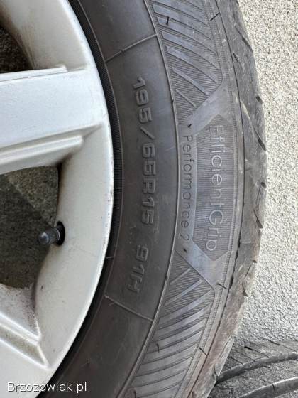 Opony letnie (+ alufelgi) GOODYEAR 195/65 R15 STAN IDEALNY