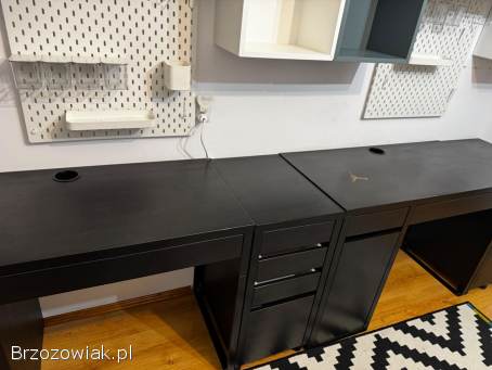 Biurko komoda micke Ikea po 2 szt