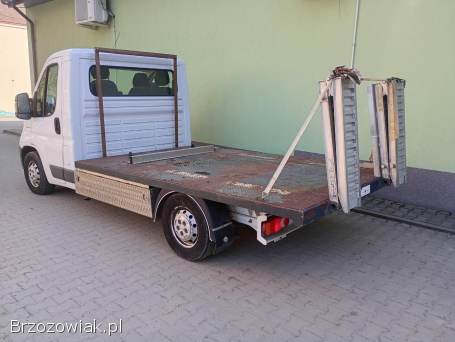 Fiat ducato autolaweta platforma 2.  3 JTD automat TYLKO 145 tys km