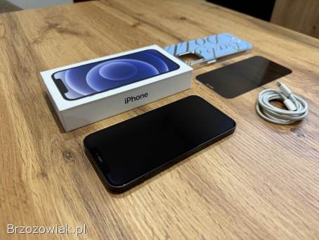 Okazja!  Iphone 12 -  Czarny!  256GB!  Super Stan!  Kondycja Baterii 91!