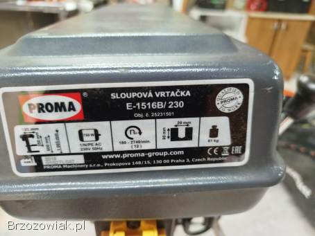 Wiertarka stołowa kolumnowa