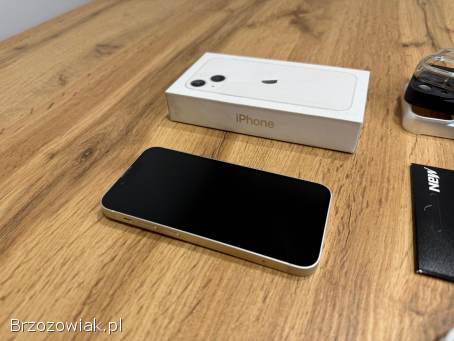 Okazja!  Iphone 13 Mini Biały!  Super Stan!  Gwarancja!  Bateria 100!