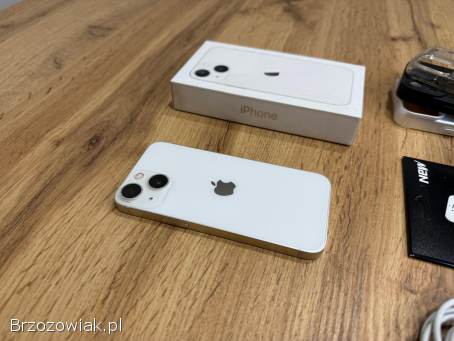 Okazja!  Iphone 13 Mini Biały!  Super Stan!  Gwarancja!  Bateria 100!