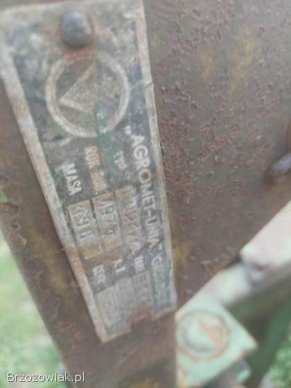 Pług 2 skibowy Unia grudziądz nowy typ