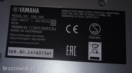Soundbar Yamaha YAS-105 + pilot