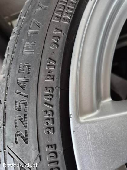 Felgi aluminiowe z oponami 5x112,  17,  66,  6,  VW,  Audi,  Seat,  Skoda